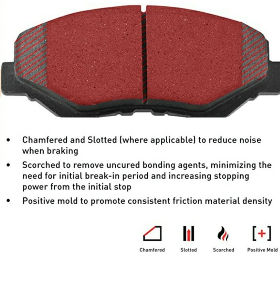 Dynamic Friction Company 5000 Advanced Brake Pads Ceramic 1551-2302-00-Front Set - Picture 3 of 8